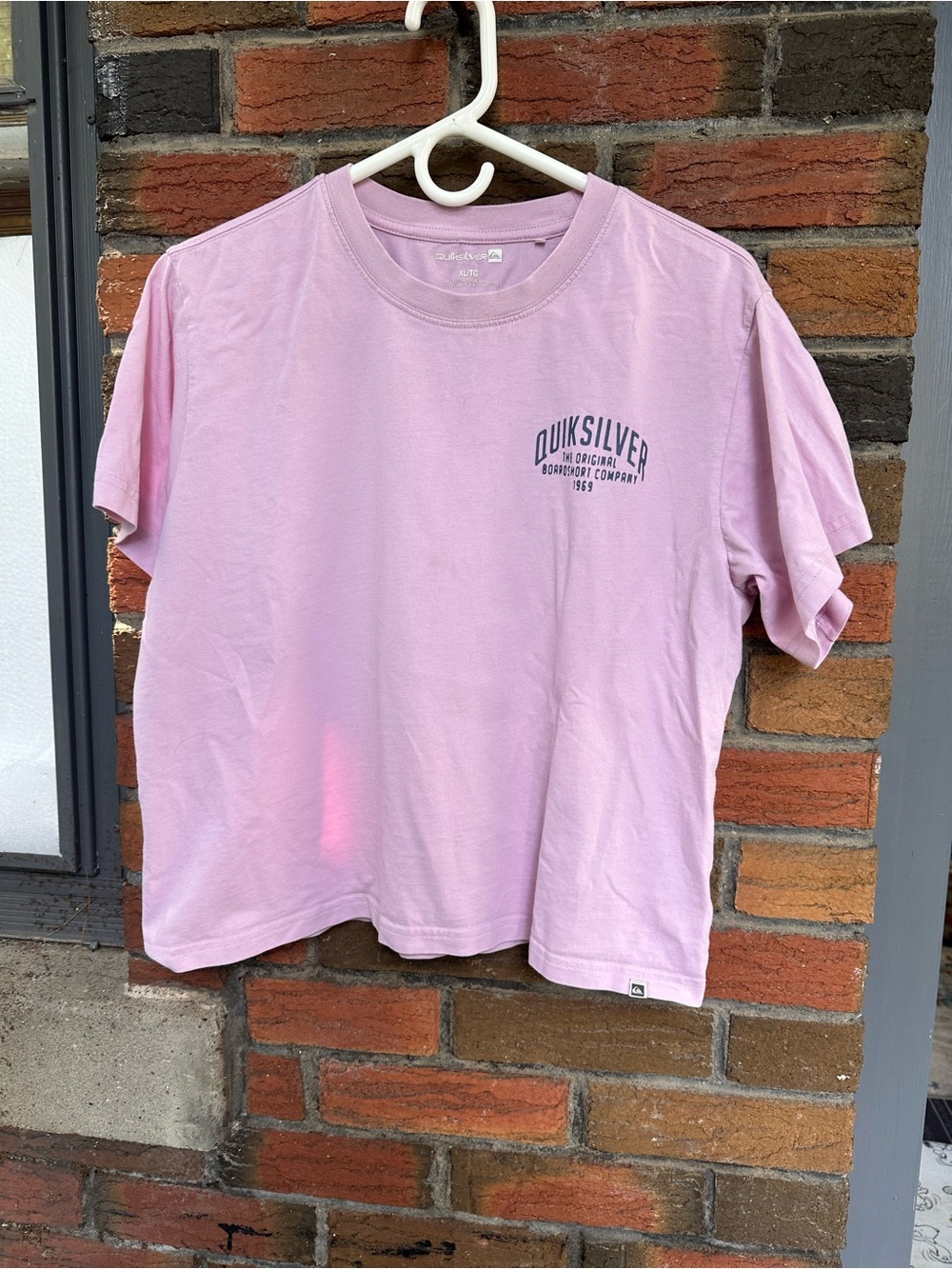 Quiksilver Lilac Short-Sleeve Logo Tee